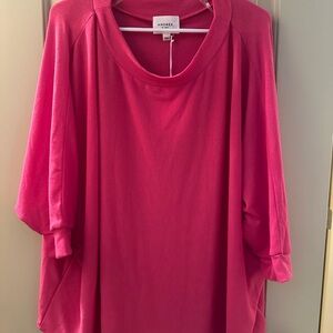 ANDREE BY UNIT Fuchsia Long Sleeve Top